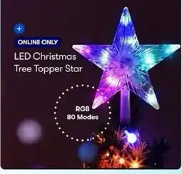 BIG W LED Christmas Tree Topper Star offer