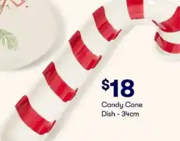BIG W Candy Cane Dish offer