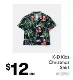 BIG W K-D Kids Christmas Shirt offer