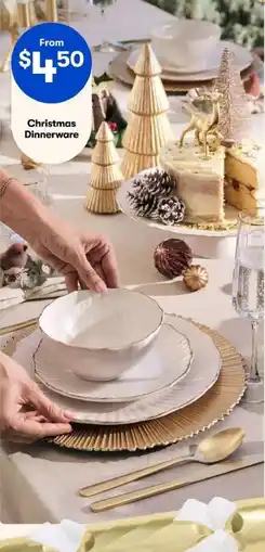 BIG W Christmas Dinnerware offer