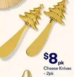 BIG W Cheese Knives offer