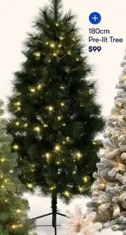 BIG W 180cm Pre-lit Tree offer