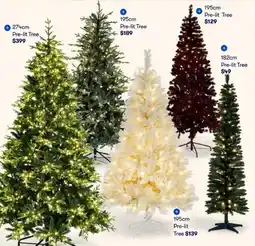 BIG W Pre-lit Tree offer