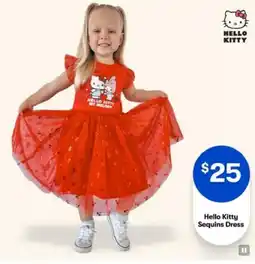 BIG W Hello Kitty Sequins Dress offer