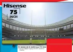 The Good Guys Hisense 75 Inch Q6SAU 4K Hi-QLED Smart TV 2026 offer