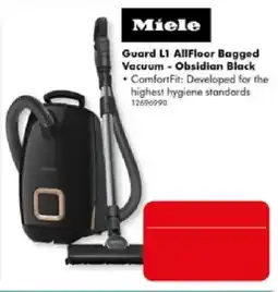 The Good Guys Miele Guard L1 AllFloor Bagged Vacuum - Obsidian Black offer