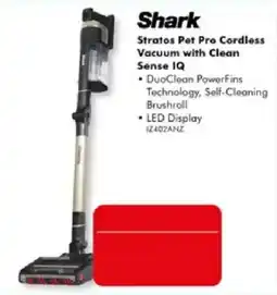 The Good Guys Shark Stratos Pet Pro Cordless Vacuum with Clean Sense IQ offer