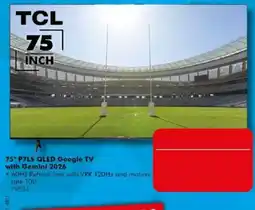 The Good Guys TCL 75" P7LS QLED Google TV with Gemini 2026 offer