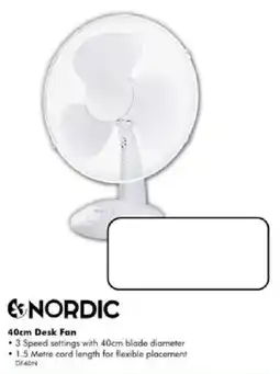 The Good Guys Nordic 40cm Desk Fan offer