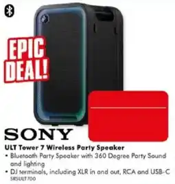 The Good Guys Sony ULT Tower 7 Wireless Party Speaker offer