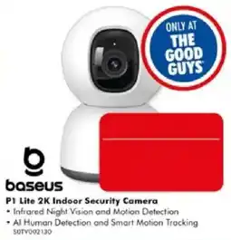 The Good Guys Baseus P1 Lite 2K Indoor Security Camera offer