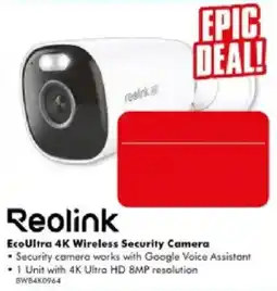 The Good Guys Reolink EcoUltra 4K Wireless Security Camera offer
