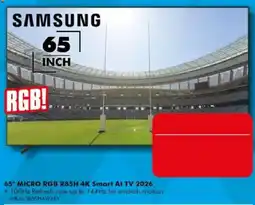 The Good Guys Samsung 65" Micro RGB R85H 4K Smart AI TV 2026 offer