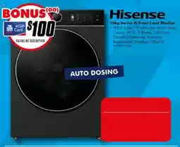 The Good Guys Hisense 10kg Series 8i Front Load Washer offer