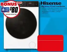 The Good Guys Hisense 10kg Series 51 Front Load Washer offer