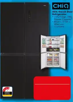 The Good Guys CHiQ 503L French Door Refrigerator offer