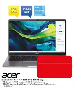 The Good Guys Acer Aspire Lite 15 15.6" N4500 8GB 128GB Laptop offer