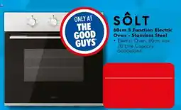 The Good Guys Solt 60cm 5 Function Electric Oven - Stainless Steel offer