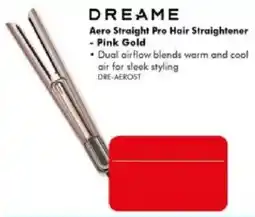 The Good Guys Dreame Aero Straight Pro Hair Straightener - Pink Gold offer