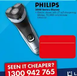 The Good Guys Philips 3000 Series Shaver offer