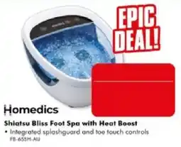 The Good Guys Homedics Shiatsu Bliss Foot Spa with Heat Boost offer