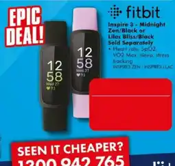The Good Guys fitbit Inspire 3 offer