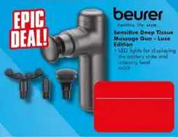 The Good Guys beurer Sensitive Deep Tissue Massage Gun - Luxe Edition offer
