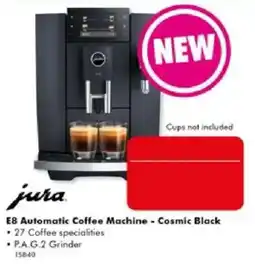 The Good Guys jura E8 Automatic Coffee Machine - Cosmic Black offer