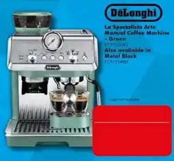 The Good Guys DeLonghi La Specialista Arte Manual Coffee Machine - Green offer