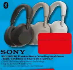 The Good Guys Sony WH-1000XM6 Premium Noise Cancelling Headphones offer