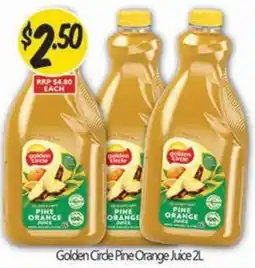 NQR Golden Circle Pine Orange Juice offer
