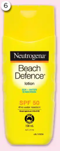 Good Price Pharmacy Neutrogena Beach Defence lotion offer