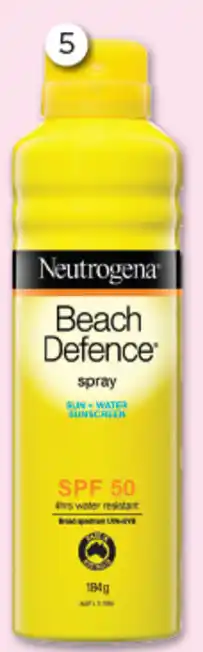 Neutrogena Beach Defence spray