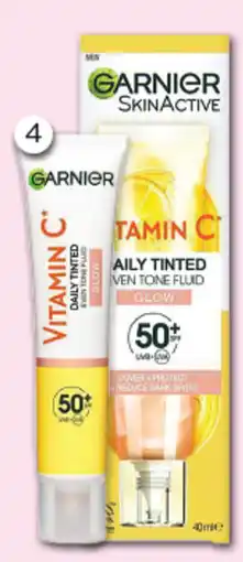 Good Price Pharmacy Garnier Vitamin C Daily Tinted Even Tone Fluid Glow offer