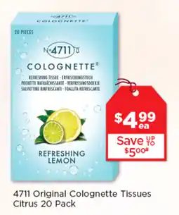 Good Price Pharmacy 4711 Original Colognette Tissues offer
