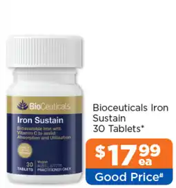 Good Price Pharmacy BioCeuticals Iron Sustain offer