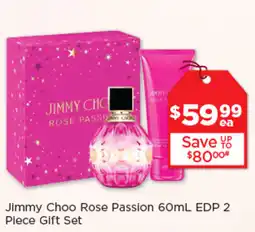 Good Price Pharmacy Jimmy Choo Rose Passion 60mL EDP 2 Piece Gift Set offer