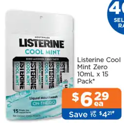 Good Price Pharmacy Listerine Cool Mint Zero offer