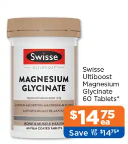 Good Price Pharmacy Swisse Ultiboost Magnesium Glycinate offer
