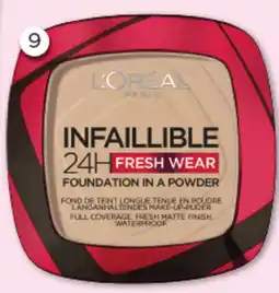 Good Price Pharmacy L'Oréal Paris Infallible 24H Fresh Wear Foundation in a Powder offer