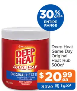 Good Price Pharmacy Deep Heat Game Day Original Heat Rub offer