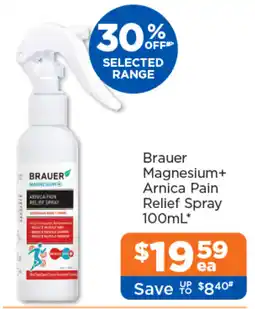 Good Price Pharmacy Brauer Magnesium+ Arnica Pain Relief Spray offer