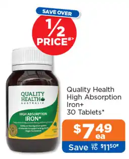Good Price Pharmacy Quality Health High Absorption Iron+ offer