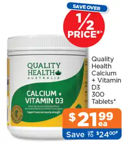 Good Price Pharmacy Quality Health Calcium + Vitamin D3 offer