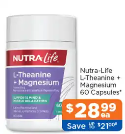 Good Price Pharmacy Nutra-Life L-Theanine + Magnesium offer