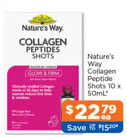 Good Price Pharmacy Nature's Way Collagen Peptide Shots offer