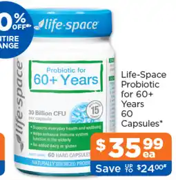 Good Price Pharmacy Life-Space Probiotic for 60+ Years offer