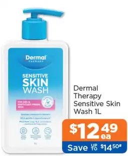 Good Price Pharmacy Dermal Therapy Sensitive Skin Wash offer