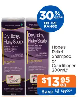 Good Price Pharmacy Hope's Relief Shampoo or Conditioner offer