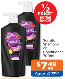 Good Price Pharmacy Sunsilk Shampoo or Conditioner offer